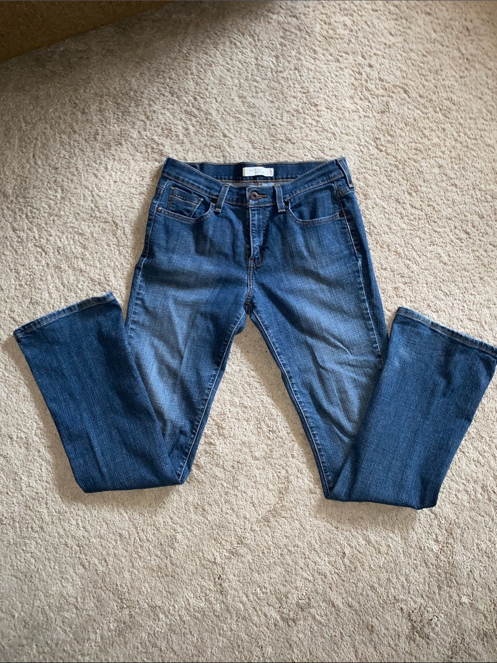 Levi's Women's Dark Blue Straight Leg Jeans